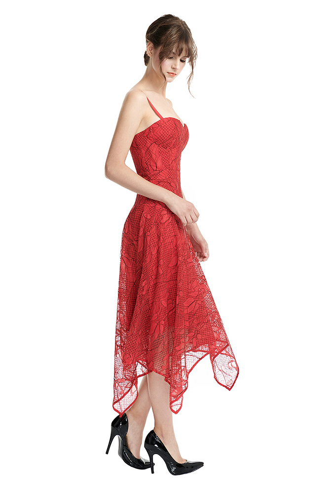 side view of the dress